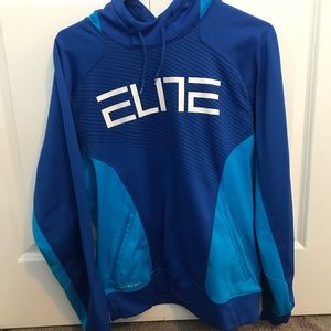 Men’s blue nike elite hoodie